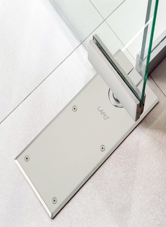 LAPO Heavy Duty Stainless Steel Cylinder Floor Spring for Doors, Wooden Glass Aluminum Doors Floor Spring with Weight Upto 90 KG(Silver Finish) Pack of 1 - Image 1